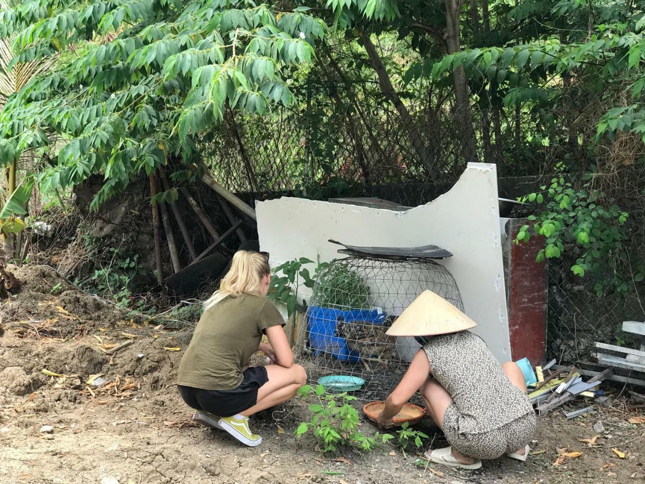 Pun Corner Homestay Chi Khu Co Ong Esterno foto